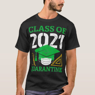 Camiseta Clase De Graduación De 2021 Senior Face Mask Quara
