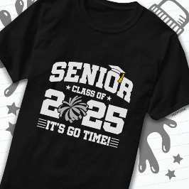 Camiseta Clase de Graduación de 2025 Cheerhead Cheer Senior