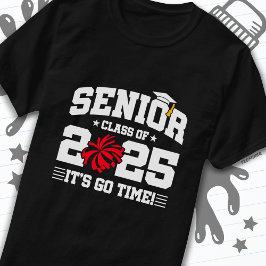 Camiseta Clase de Graduación de 2025 Cheerhead Cheer Senior