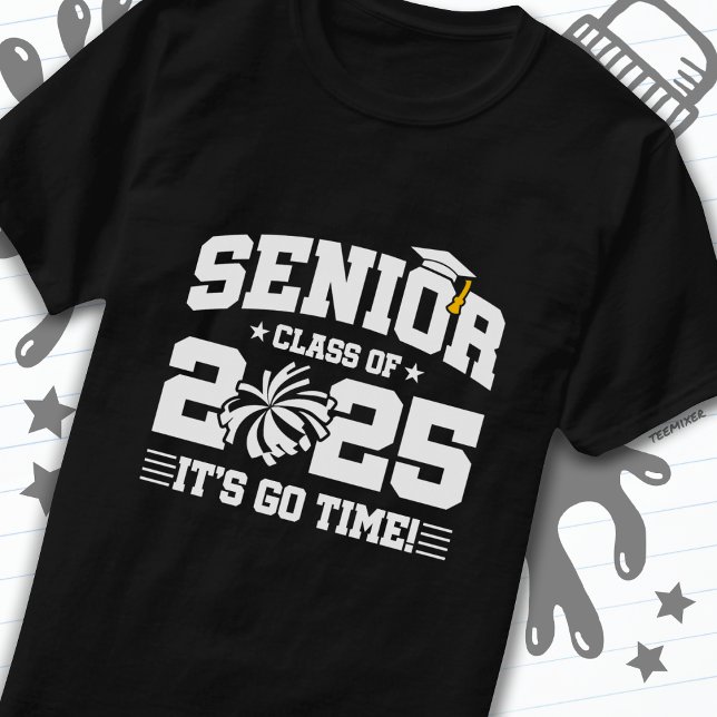 Camiseta Clase de Graduación de 2025 Cheerhead Cheer Senior (Subido por el creador)