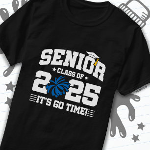 Camiseta Clase de Graduación de 2025 Cheerhead Cheer Senior
