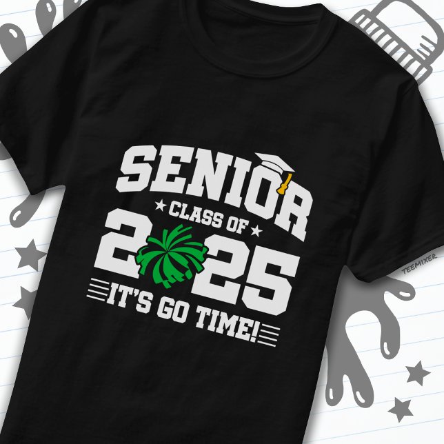 Camiseta Clase de Graduación de 2025 Cheerhead Cheer Senior (Subido por el creador)