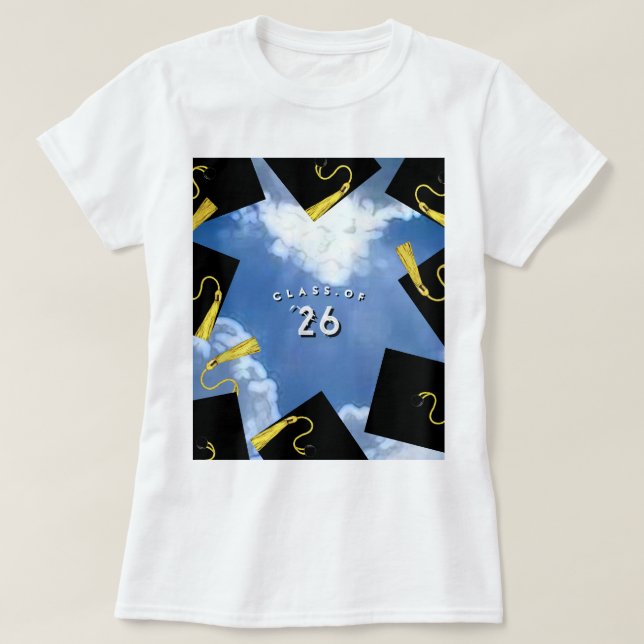 Camiseta Clase de graduación de 2026 (Diseño del anverso)