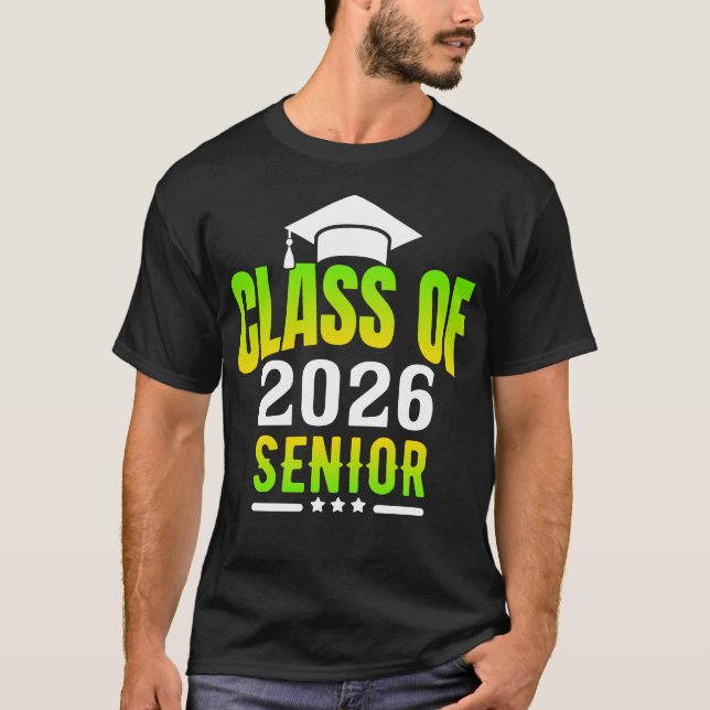 Camiseta Clase de graduación de 2026 Senior 2026 (Anverso)