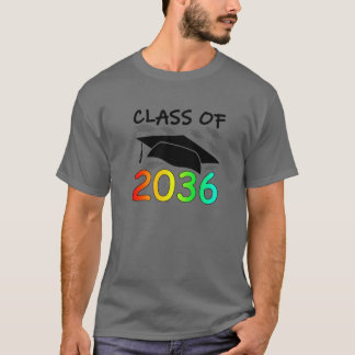 Camiseta Clase De Graduación De 2036 Impresiones De Mano Es