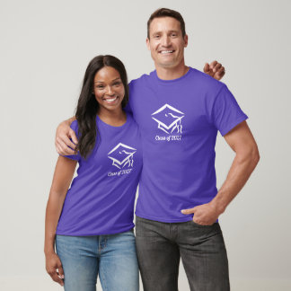 Camiseta Clase de graduación de 20?? PURWHT Personalizar añ