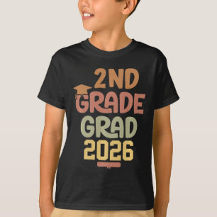 Camiseta Clase de graduación de 2do grado de 2026 Graduació