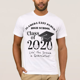 Camiseta Clase de Graduación de Cuarentena Divertida de 202