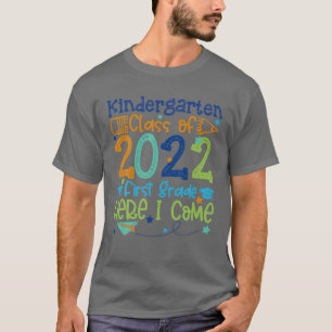 Camiseta Clase De Graduación De Jardín De Niños De 2022 1er