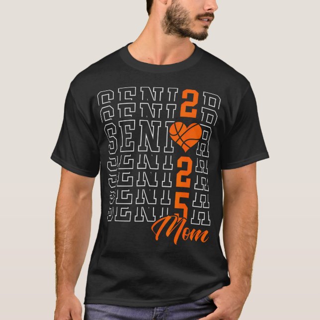 Camiseta Clase De Graduación De Madres Mayores De Baloncest (Anverso)