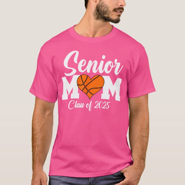 Camiseta Clase De Graduación De Madres Mayores De Baloncest (Anverso)