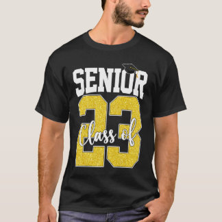 Camiseta Clase de graduación de secundaria de 2023 universi