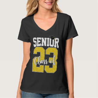 Camiseta Clase de graduación de secundaria de 2023 universi