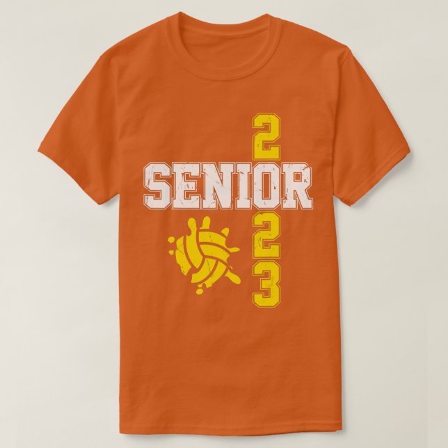 Camiseta Clase De Graduación De Voleibol De 2023 (Diseño del anverso)