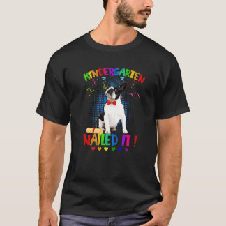 Camiseta Clase De Graduación Del Boston Terrier De 22 Jardi