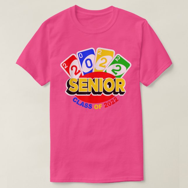 Camiseta Clase de Graduación en Estilo Uno del Año Superior (Diseño del anverso)