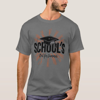 Camiseta Clase de graduación escolar Escuelas fuera para ve