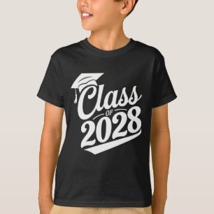 Camiseta Clase De Graduación Orgullosa De 2028