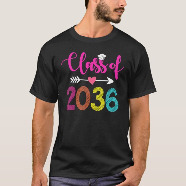 Camiseta Clase De Graduación Preescolar Preuniversitaria De (Anverso)