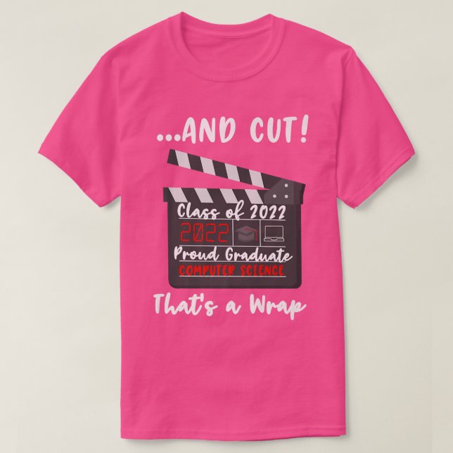 Camiseta Clase de Graduación Principal de Ciencias de la Co (Diseño del anverso)