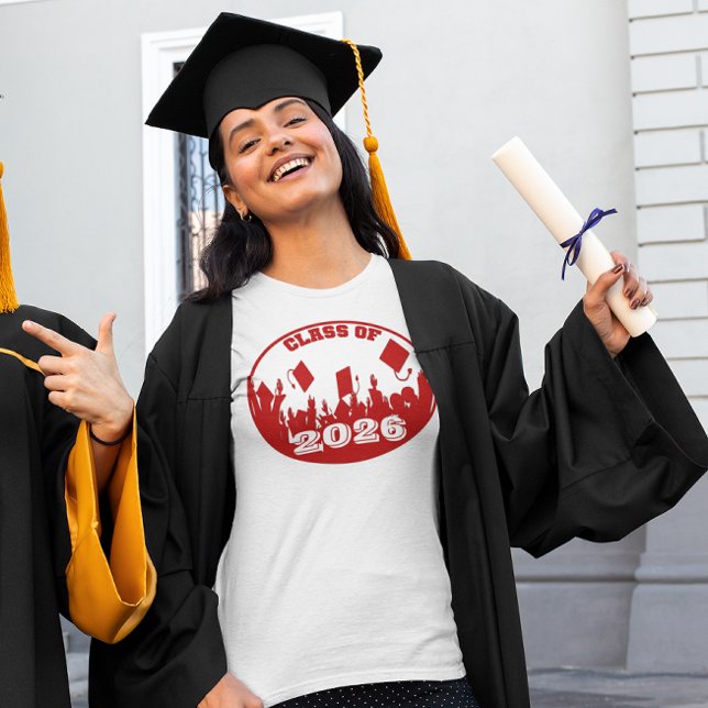 Camiseta Clase de graduación RED de 2026 (Subido por el creador)