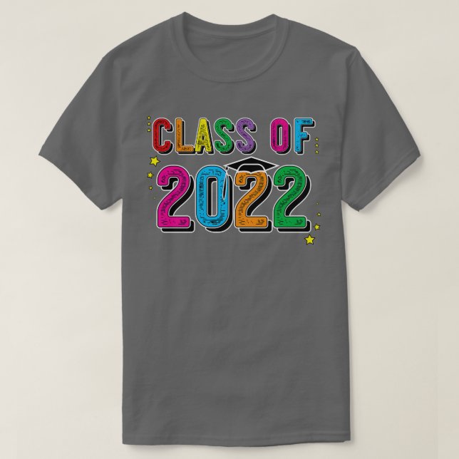 Camiseta Clase De Graduación Superior De 2022 (Diseño del anverso)