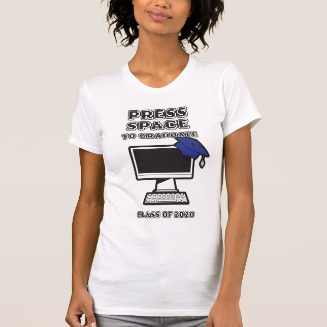 Camiseta Clase de Graduación Virtual 2020 (Anverso)