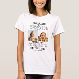Camiseta Clase de graduada orgullosa de 2025 Madre personal