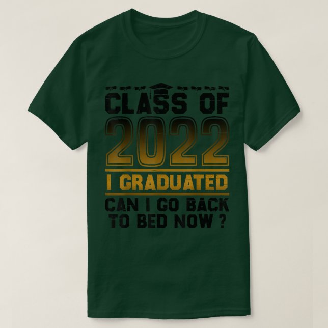 Camiseta Clase de graduado de 2022 (Diseño del anverso)