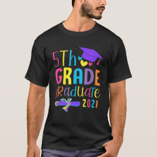 Camiseta Clase De Graduado Graduado Graduado Graduado De 5°