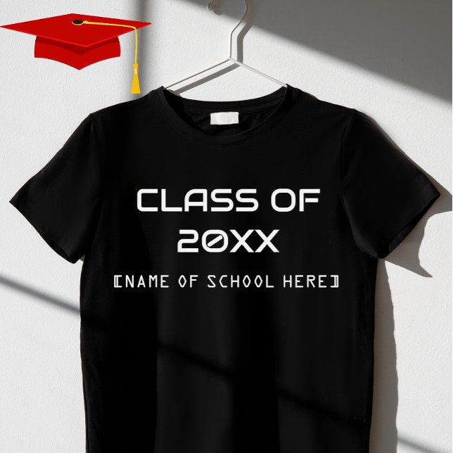 Camiseta Clase de Graduado Negro (Subido por el creador)