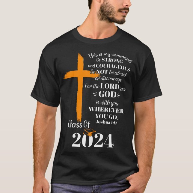 Camiseta Clase De Graduado Superior Cristiano 2024 (Anverso)