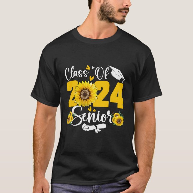 Camiseta Clase De Graduado Superior De 2024 (Anverso)
