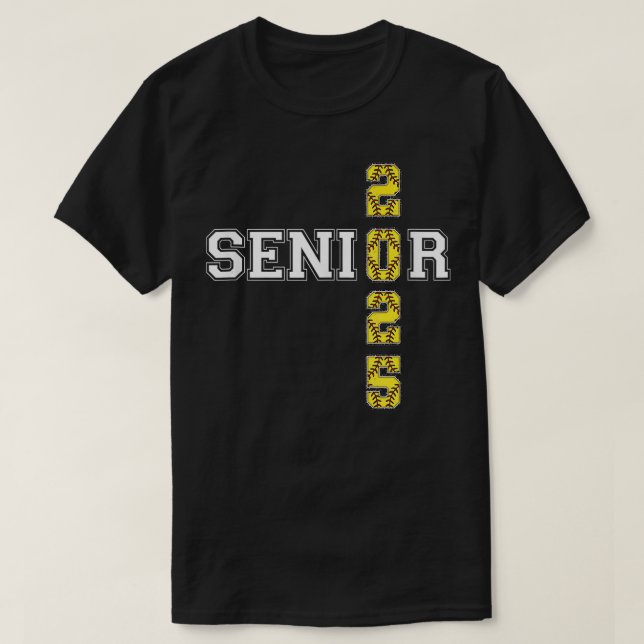 Camiseta Clase De Graduado Superior De Softball 2025 (Diseño del anverso)
