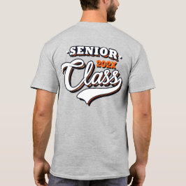 Camiseta Clase de Graduado Superior, naranja