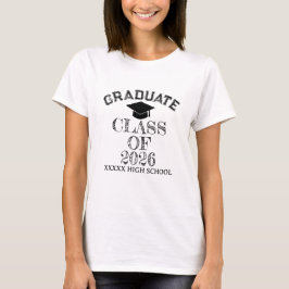 Camiseta Clase de Graduados de 2026