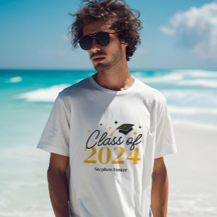 Camiseta Clase de graduados elegantes de 2024 Recuerdo de g
