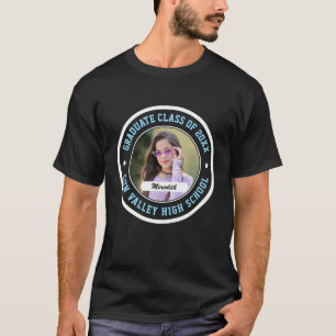 Camiseta Clase de Graduados Superiores Foto Personalizada d