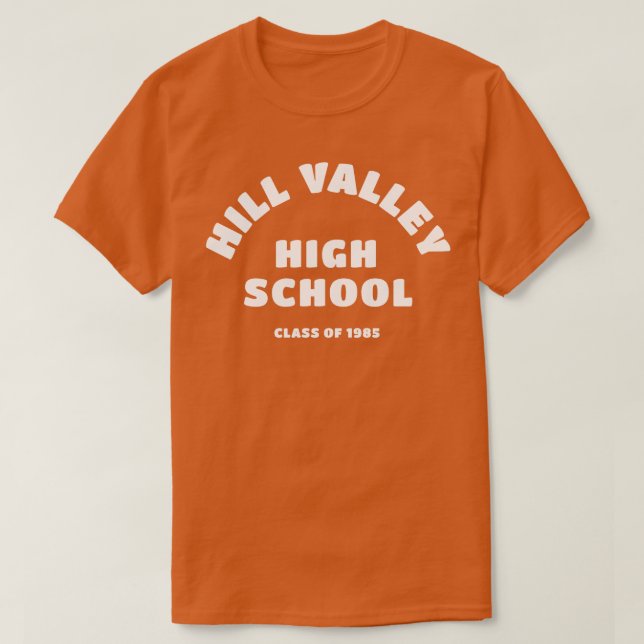 Camiseta Clase de instituto Hill Valley de 1985 (Diseño del anverso)