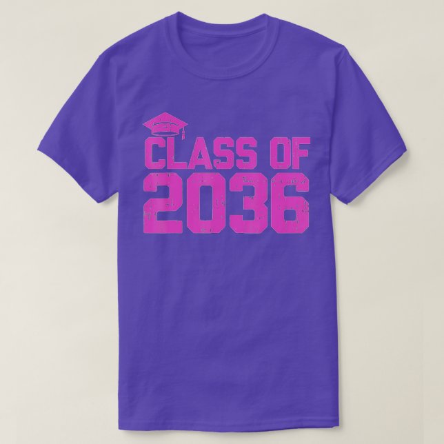 Camiseta Clase De Jardín De Niños De Primer Día De 2036 Cre (Diseño del anverso)