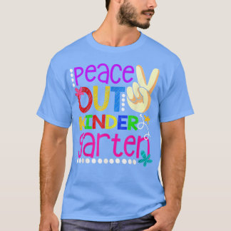 Camiseta Clase de jardines de infancia de Peace Out de 2022