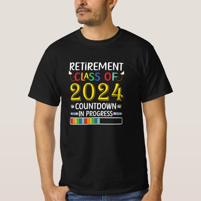 Camiseta Clase de Jubilación de 2024 Profesor retirado de c (Anverso)
