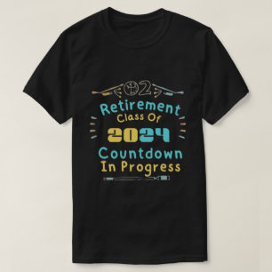 Camiseta Clase De Jubilación De La Cuenta Regresiva De 2024
