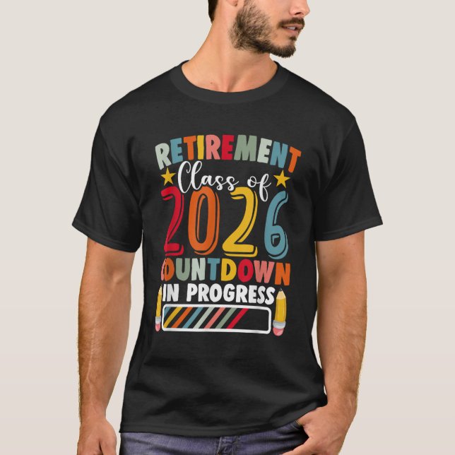 Camiseta Clase De Jubilación De Maestros Retirados De 2026 (Anverso)