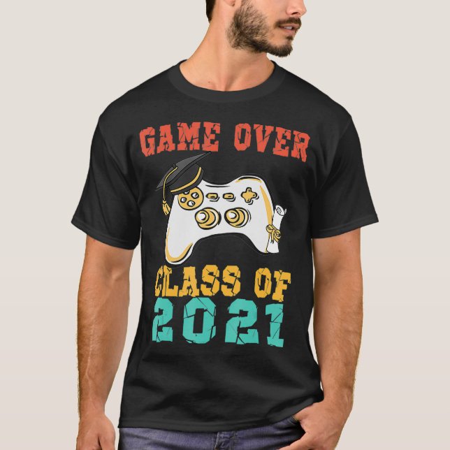 Camiseta Clase De Juego De La Escuela De Graduación 2021 (Anverso)