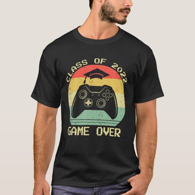 Camiseta Clase De Juego Senior De Video Gamer 2022 Sobre Gr (Anverso)