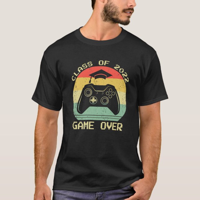 Camiseta Clase De Juego Senior De Video Gamer 2022 Sobre Gr (Anverso)