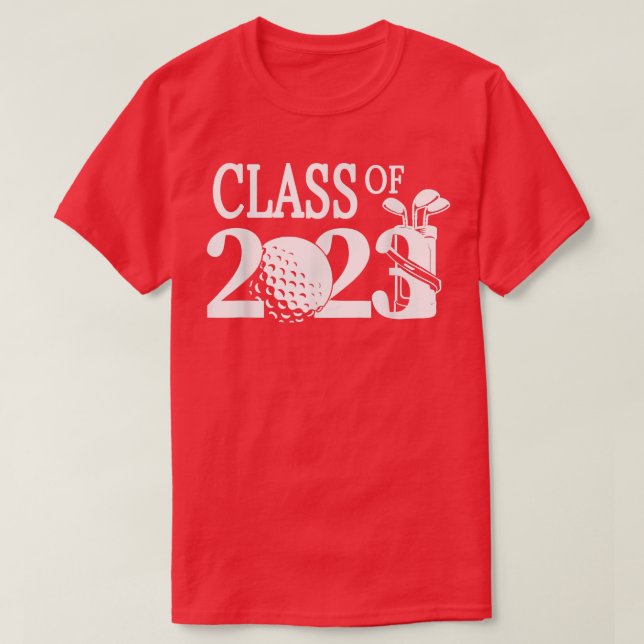 Camiseta Clase de Jugador Senior de Golf de Graduación 2023 (Diseño del anverso)