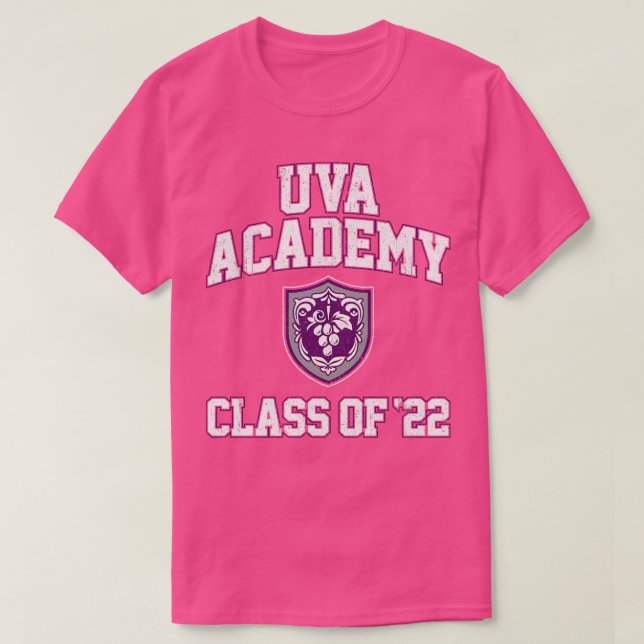 Camiseta Clase de la Academia Uva (Diseño del anverso)
