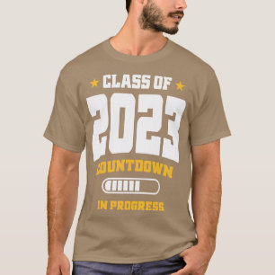 Camiseta Clase De La Cuenta Regresiva De Graduación De 2023